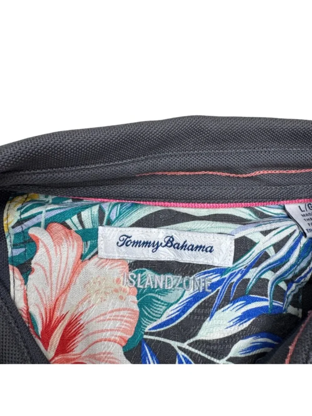Tommy Bahama IslandZone Men's Limited Edition 5 O'clock Polo LS Shirt, Size L - Picture 5 of 9